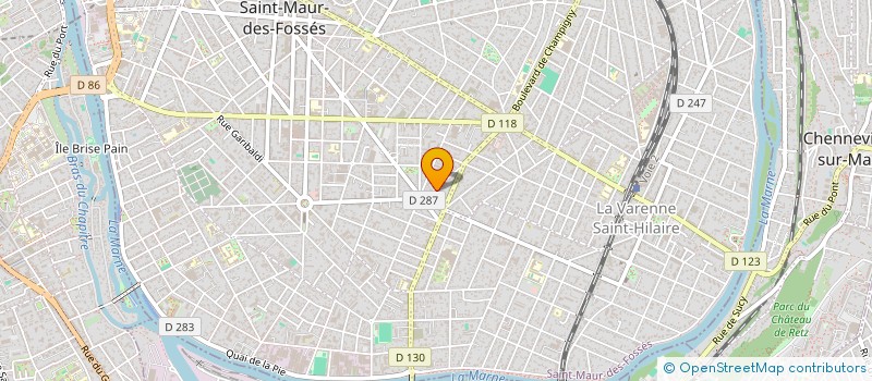 localisation de l'entreprise SCI JOS à SAINT-MAUR-DES-FOSSES