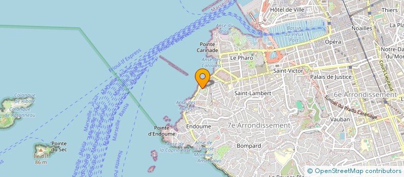 localisation de l'entreprise SCI JOS à MARSEILLE 7EME