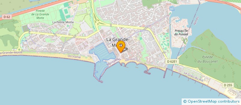 localisation de l'entreprise SCI JOS NATURE  LA GRANDE-MOTTE