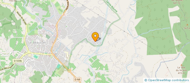 localisation de l'entreprise SCI JOSA  LE BEAUSSET