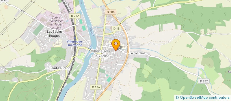 localisation de l'entreprise SCI JOSA  VILLENEUVE-SUR-YONNE