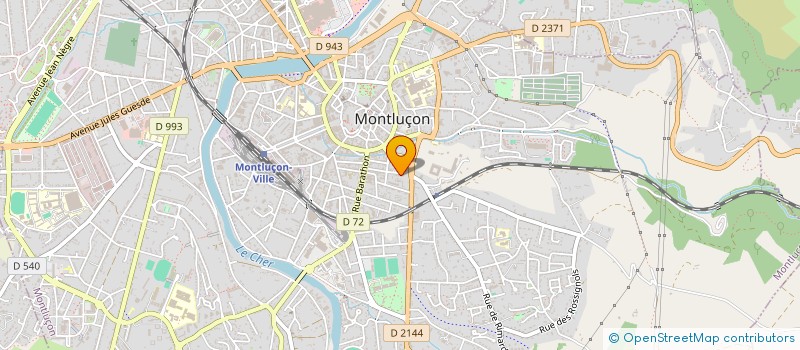 localisation de l'entreprise SCI JOSABELLE à MONTLUCON