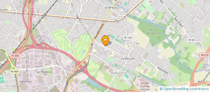 localisation de l'entreprise SCI JOSAFAIN à VILLENEUVE-D'ASCQ