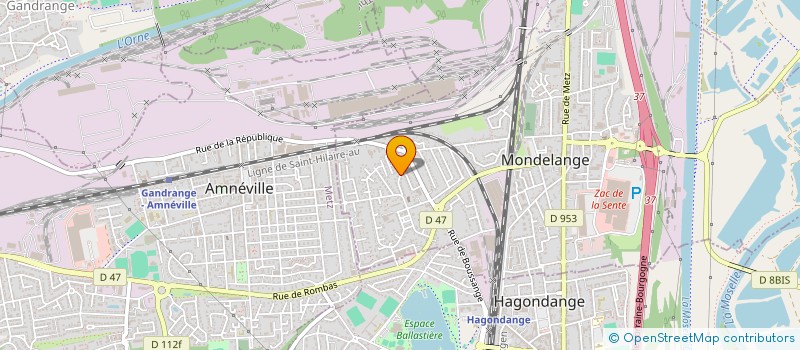 localisation de l'entreprise SCI JOSAL  MONDELANGE