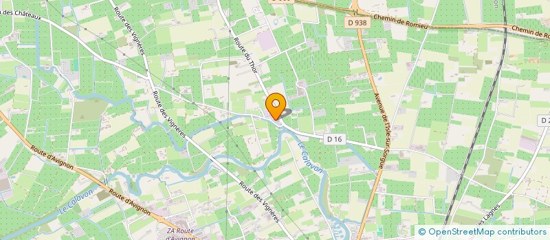 localisation de l'entreprise SCI JOSALINE  CAVAILLON