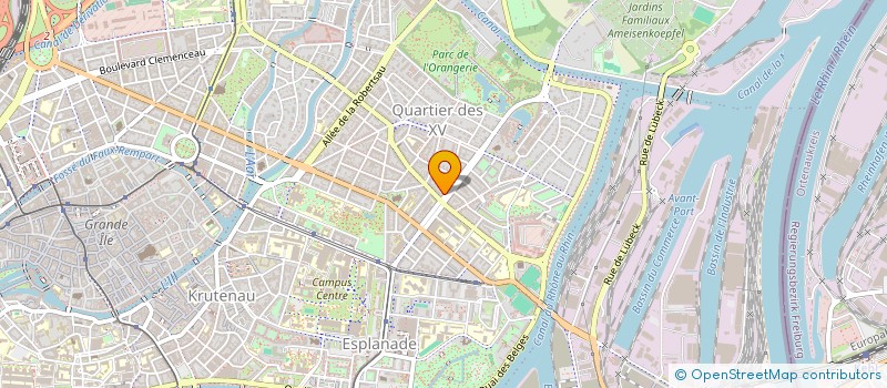 localisation de l'entreprise SCI JOSAM  STRASBOURG