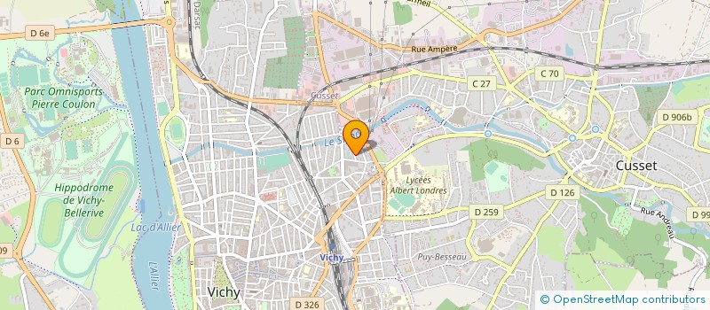 localisation de l'entreprise SCI JOSAND à VICHY
