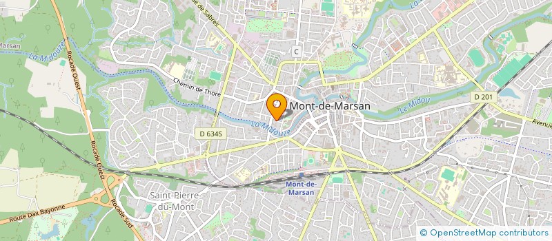 localisation de l'entreprise SCI JOSANDRE à MONT-DE-MARSAN