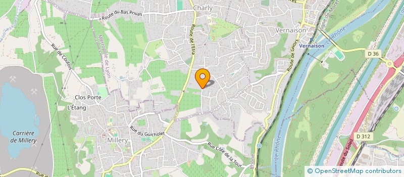 localisation de l'entreprise SCI JOSCAM  CHARLY