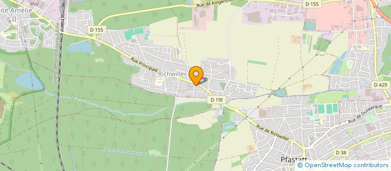 localisation de l'entreprise SCI JOSCH  RICHWILLER