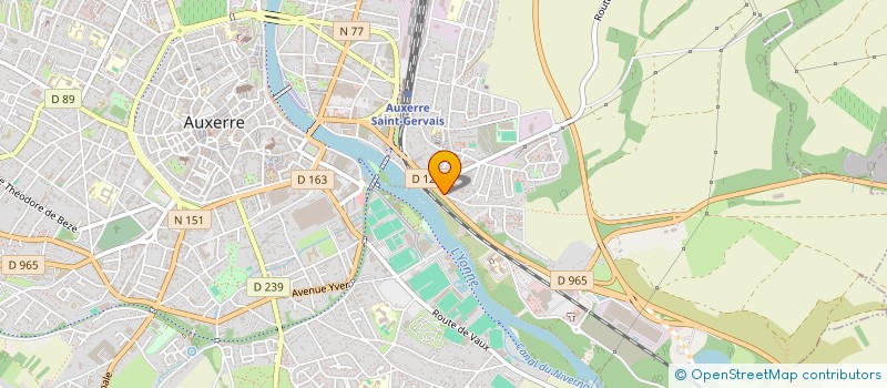 localisation de l'entreprise SCI JOSE à AUXERRE