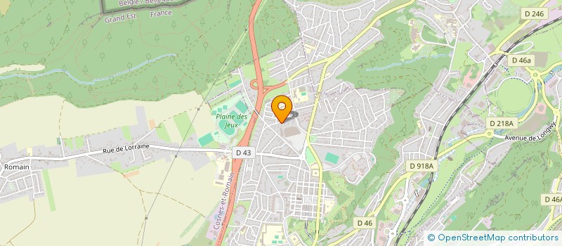 localisation de l'entreprise SCI JOSE à LONGWY