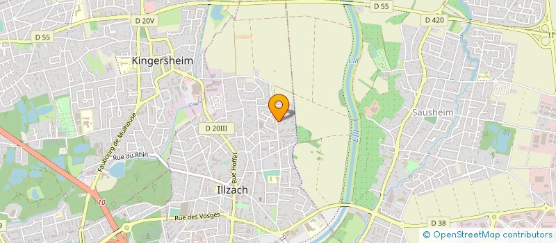 localisation de l'entreprise SCI JOSE-ERIC  ILLZACH