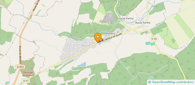 localisation de l'entreprise SCI JOSEFINE  BOUST