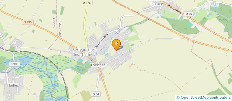 localisation de l'entreprise SCI JOSEGUI  THENNES