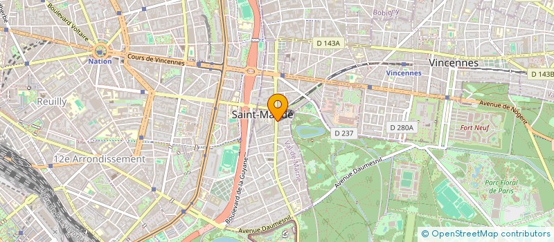 localisation de l'entreprise SCI JOSEL à SAINT-MANDE