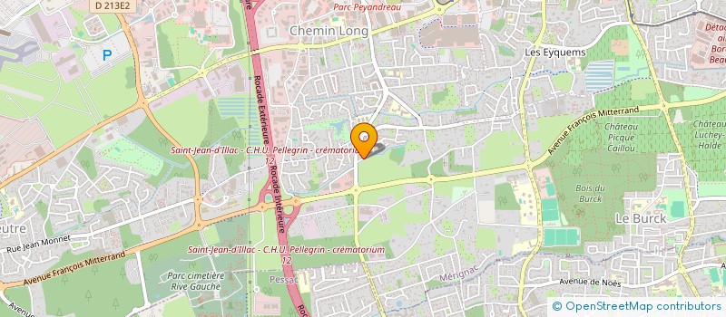 localisation de l'entreprise SCI JOSEMILIA  MERIGNAC