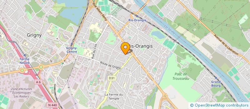 localisation de l'entreprise SCI JOSEPH à RIS-ORANGIS