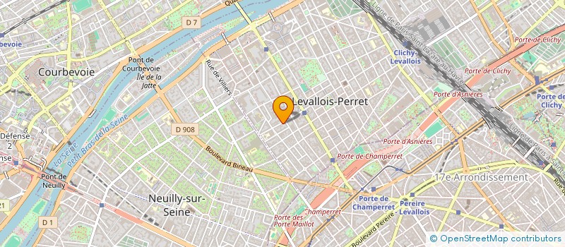 localisation de l'entreprise SCI JOSEPH à LEVALLOIS-PERRET
