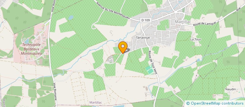 localisation de l'entreprise SCI JOSEPH  MARTILLAC