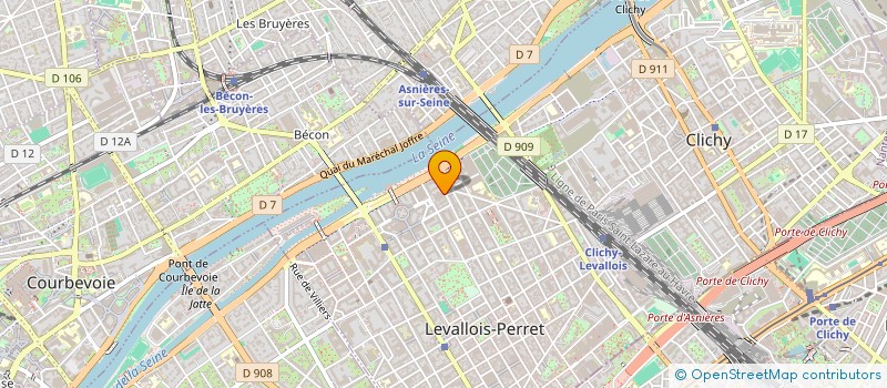 localisation de l'entreprise SCI JOSEPH à LEVALLOIS-PERRET