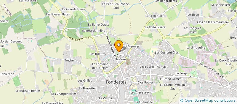 localisation de l'entreprise SCI JOSEPH à FONDETTES