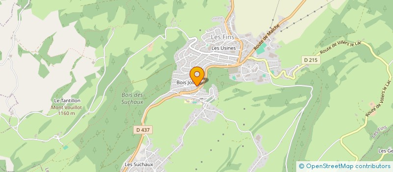 localisation de l'entreprise SCI JOSEPH  LES FINS