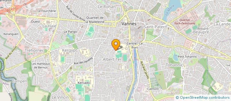 localisation de l'entreprise SCI JOSEPH BABINSKI  VANNES