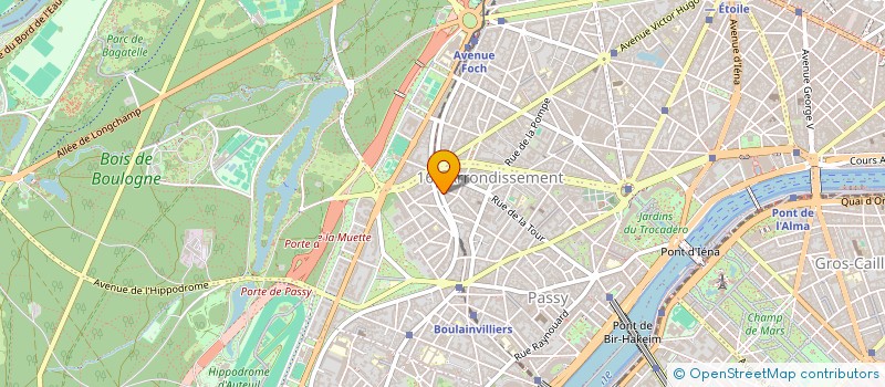 localisation de l'entreprise SCI JOSEPH CURSAT CAPITAL  PARIS