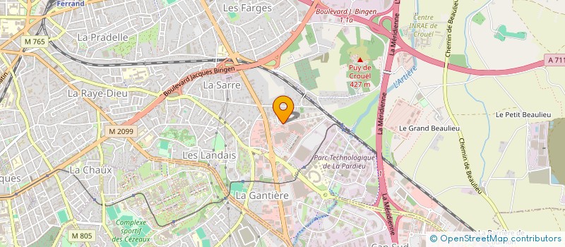 localisation de l'entreprise SCI JOSEPH DESAYMARD  CLERMONT-FERRAND