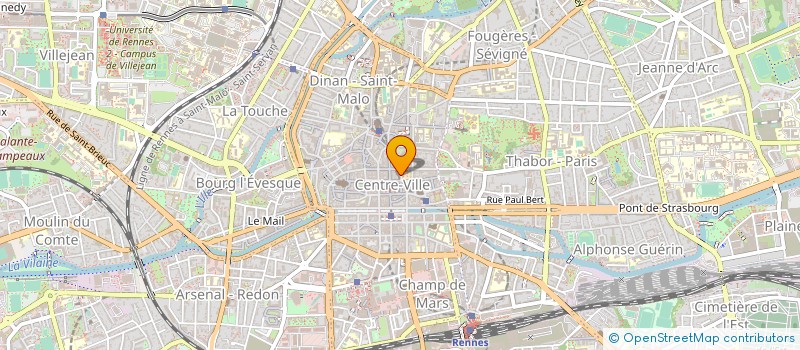localisation de l'entreprise SCI JOSEPH ET PAUL HAREL  RENNES
