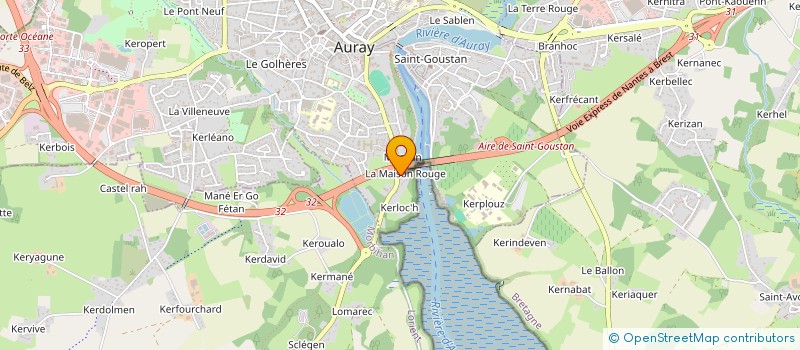 localisation de l'entreprise SCI JOSEPH MARTIN à AURAY