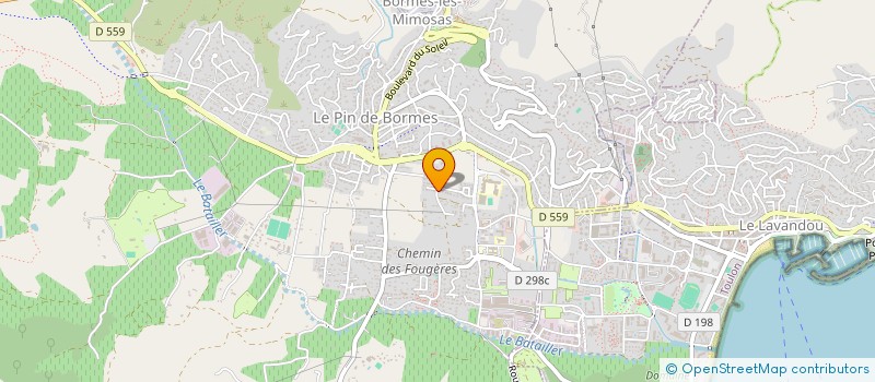 localisation de l'entreprise SCI JOSEPHA à BORMES-LES-MIMOSAS