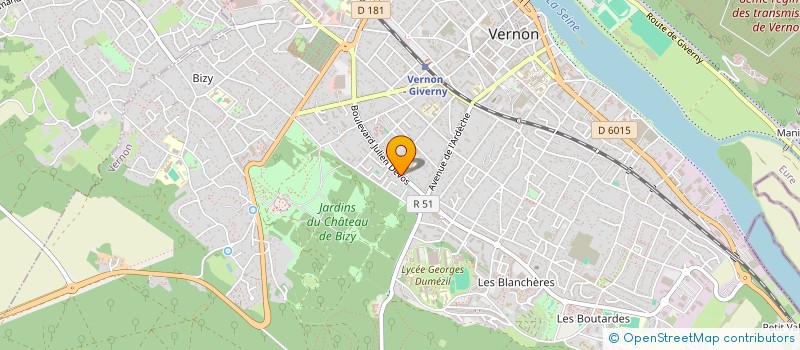 localisation de l'entreprise SCI JOSEPHA  VERNON