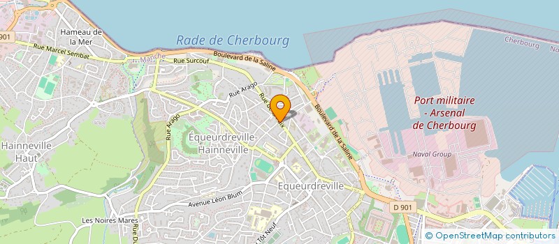 localisation de l'entreprise SCI JOSEPHINE à CHERBOURG-EN-COTENTIN