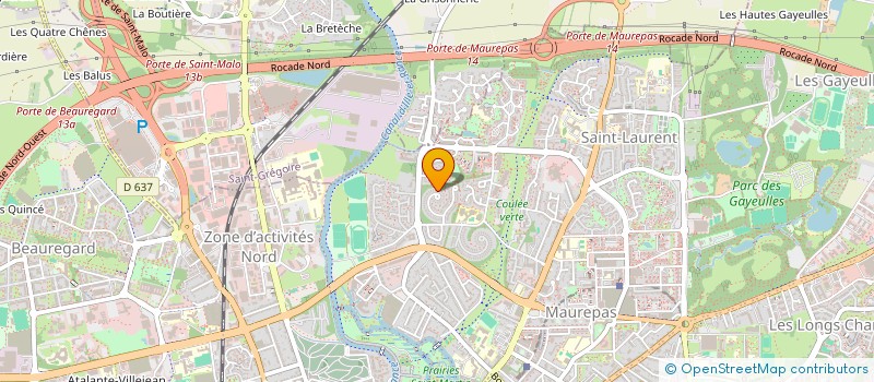 localisation de l'entreprise SCI JOSEPHINE  RENNES