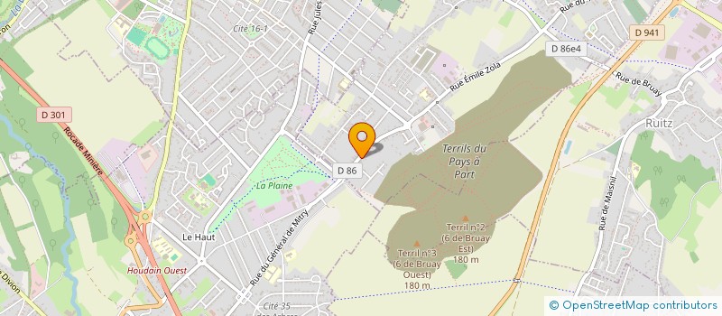 localisation de l'entreprise SCI JOSEPHINE  HAILLICOURT