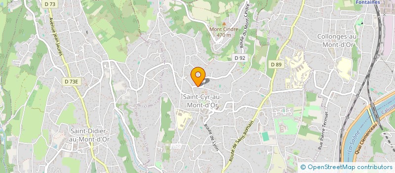 localisation de l'entreprise SCI JOSEPHINE  SAINT-CYR-AU-MONT-D'OR