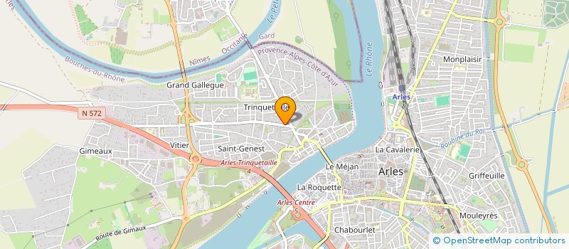 localisation de l'entreprise SCI JOSEPHINE à ARLES