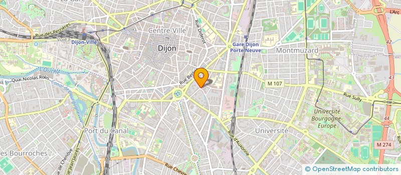 localisation de l'entreprise SCI JOSEPHINE à DIJON
