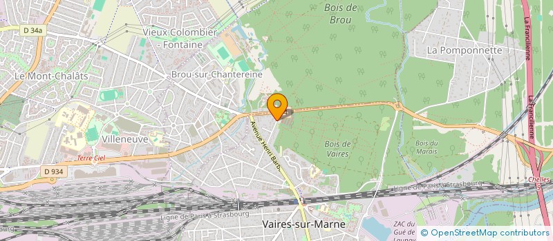 localisation de l'entreprise SCI JOSEPHINE  VAIRES-SUR-MARNE