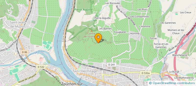 localisation de l'entreprise SCI JOSEPHINE  TAIN-L'HERMITAGE