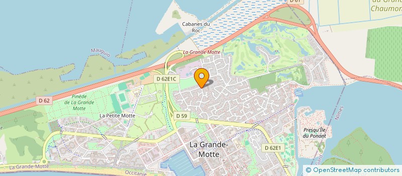 localisation de l'entreprise SCI JOSEPHINE  LA GRANDE-MOTTE
