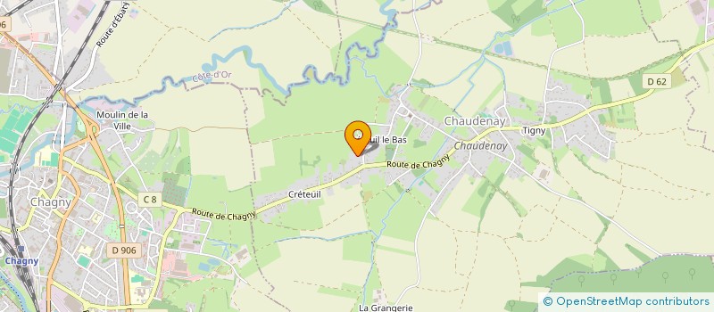 localisation de l'entreprise SCI JOSEPHINE  CHAUDENAY