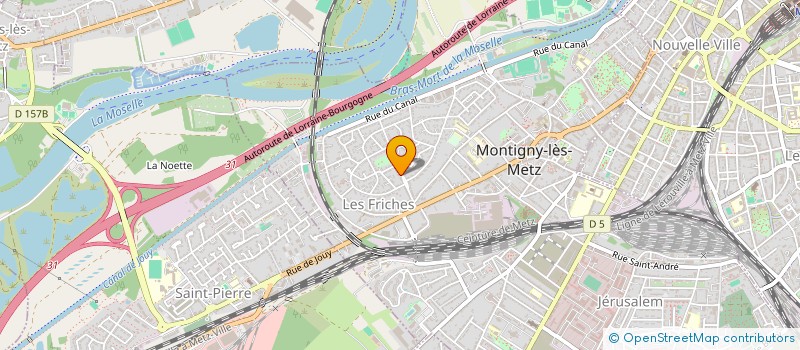 localisation de l'entreprise SCI JOSERIC à MONTIGNY-LES-METZ