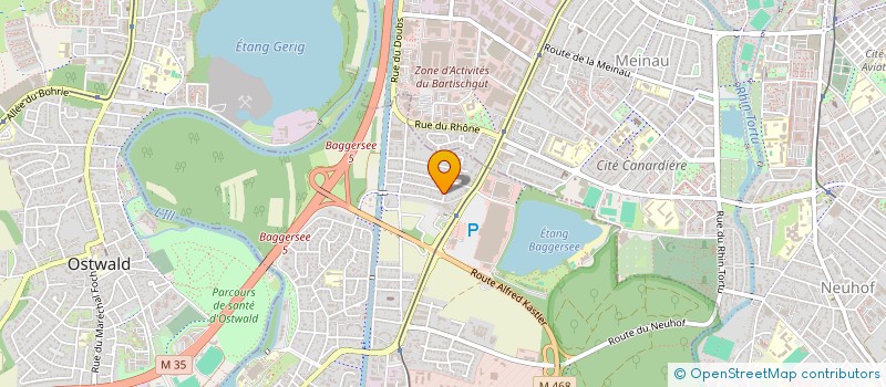 localisation de l'entreprise SCI JOSETTE  ILLKIRCH-GRAFFENSTADEN