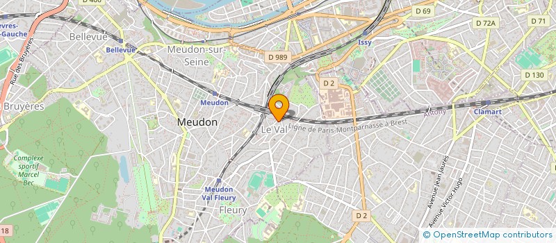 localisation de l'entreprise SCI JOSHEDEN IMMOBILIER à MEUDON