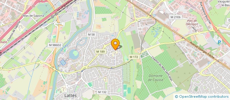 localisation de l'entreprise SCI JOSHER à LATTES