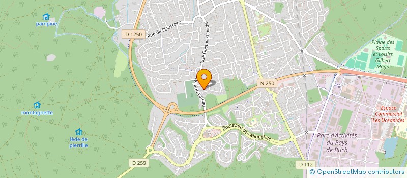 localisation de l'entreprise SCI JOSHJULI à LA TESTE-DE-BUCH