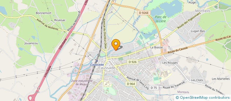 localisation de l'entreprise SCI JOSHUA  CAUSSADE